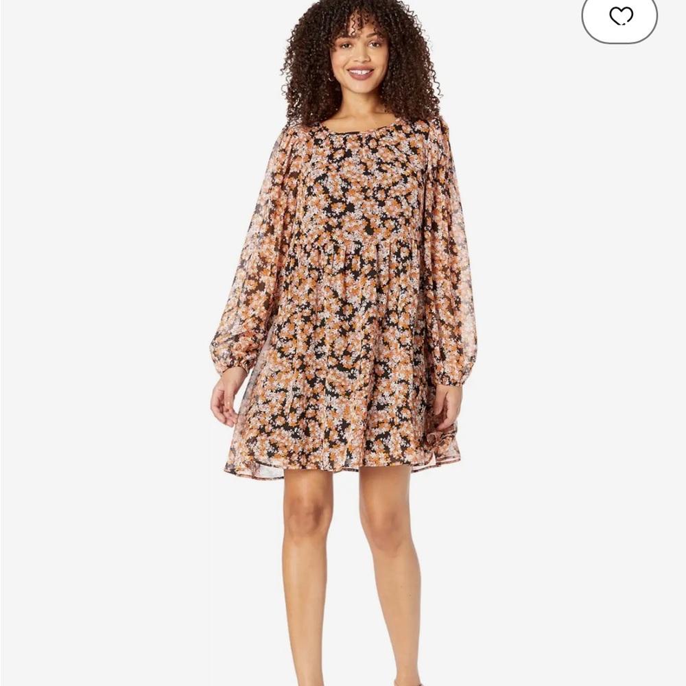 Sanctuary  Shirred Neck Babydoll Dress